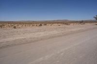 South Africa's Desert Plateau: Under a Clear Sky