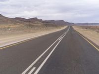 Endless Road in South Africa: A Desolate Landscape