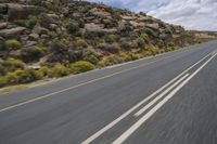 South Africa Landscape: Yellow Desert and Majestic Mountains