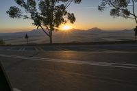 South Africa: Mountain Sunrise on the Road