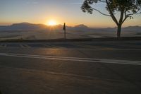 South Africa: Mountain Sunrise on the Road