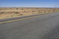 South African Plains: A Road Towards the Horizon and Clear Skies