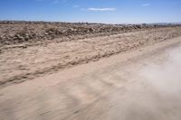 South African Desert: Barren Terrain and Endless Road