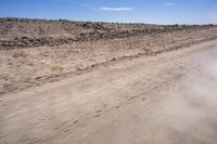 South African Desert: Barren Terrain and Endless Road