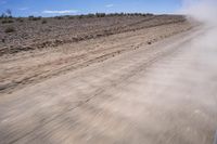 South African Desert: Barren Terrain and Endless Road