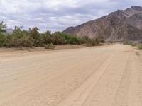 South African Desert: Endless Road and Mountain Landscape 001