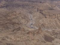 South African Desert Landscape Mountain View 001