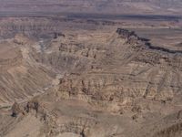 South African Desert Landscape Mountain View