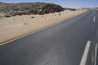 South African Landscape: Clear Sky and Endless Road