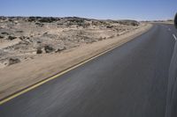 South African Landscape: Clear Sky and Endless Road