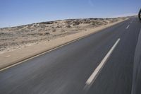 South African Landscape: Clear Sky and Endless Road