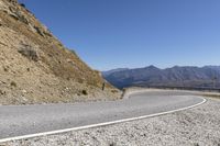 Road Curves and Mountains in South Island, New Zealand - 002