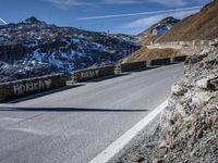 South Tyrol Alps: Winding Road through a Majestic Mountain Landscape