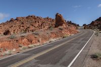 Southwest Landscape: Clear Sky and Majestic Mountains