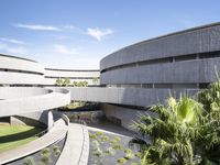 Spain Architecture in the City with Highway Ramp