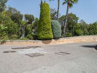 Spain Asphalt Road in Residential Area of Europe