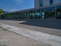 Glass Wall in Spain's Business District