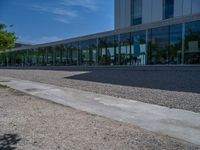 Glass Wall in Spain's Business District