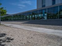 Glass Wall in Spain's Business District