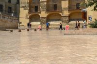 Classic Architecture in the City of Spain: A Daytime View