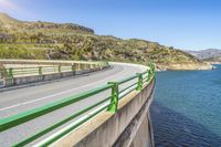 Coastal Bridge in Spain Under Clear Skies