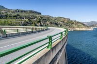 Coastal Bridge in Spain Under Clear Skies