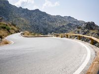 Spanish Coastal Highway: Ocean and Mountain Views