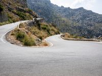 Spanish Coastal Highway: Ocean and Mountain Views