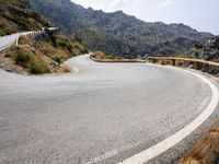 Spanish Coastal Highway: Ocean and Mountain Views