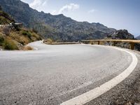 Spanish Coastal Highway: Ocean and Mountain Views