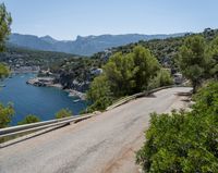 Coastal Landscape in Spain with Clear Sky