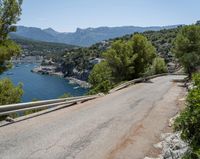 Coastal Landscape in Spain with Clear Sky