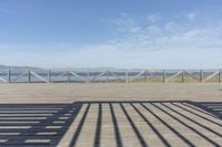 Spain Coastal Landscape with Ocean Wooden Boardwalk