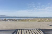 Spain Coastal Landscape with Ocean Wooden Boardwalk