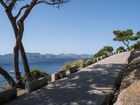 Spain Coastal Road: Clear Sky Along the Coastline