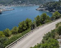 Coastal Road in Spain: Elevated Landscape