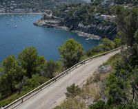 Coastal Road in Spain: Elevated Landscape