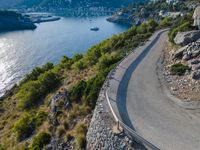 Spain Coastal Road with High Cliffs and Ocean View 001