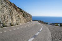 Spain Coastal Road Mountain Landscape