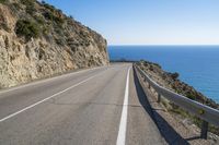 Spain Coastal Road and Mountain Landscape 003