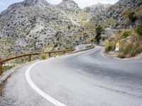Spain's Coastal Road: A Scenic View of the Ocean