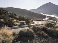 Spain Highland Road Mountain Landscape 001