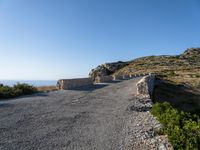 Spain's Breathtaking Landscape: Clear Sky and Ocean