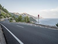 Spain Landscape: Nature and Ocean with Clouds