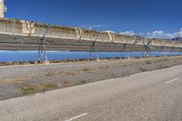 Spain Landscape Road Bridge Over Lake 003