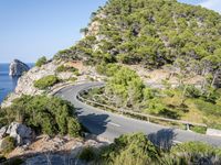 Landscape of Spain: Mountains, Nature, and Trees