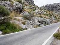 Spain Mountain Pass Road Curves