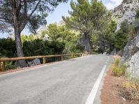 Mountain Road Landscape in Spain: Enjoying Nature's Beauty