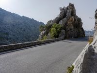 Spain's Mountain Road: Overlooking the Breathtaking View
