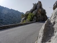 Spain's Mountain Road: Overlooking the Breathtaking View